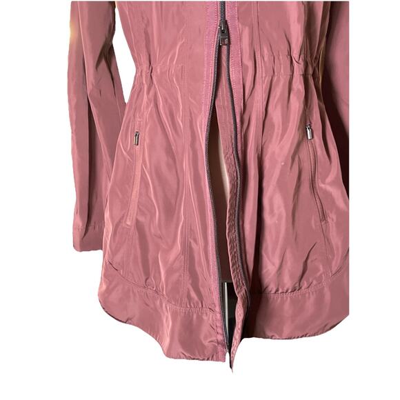 Athleta Drip Drop Jacket Size XXS Hearth Rose Coat Gym Rain Resistant Outdoor - Picture 3 of 6
